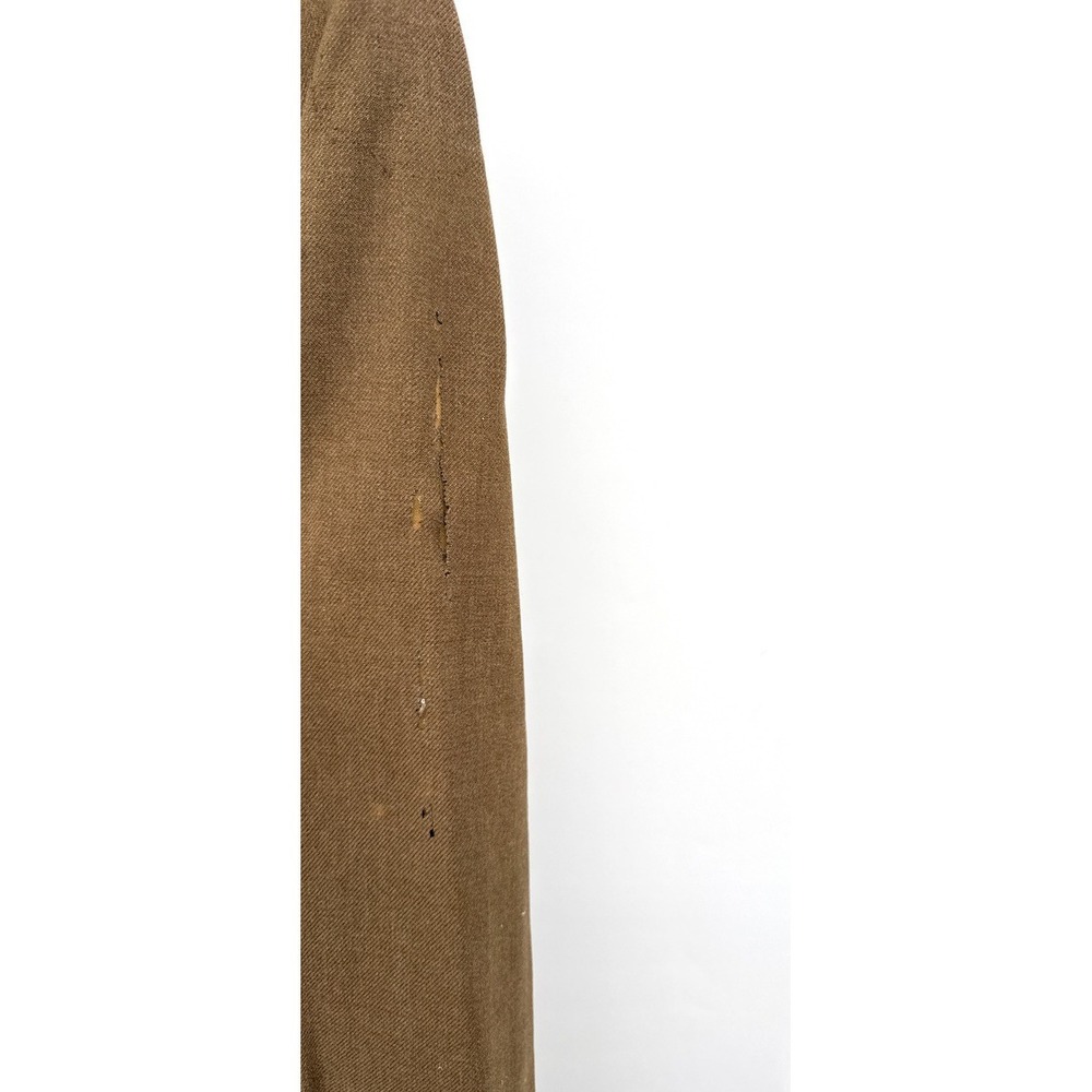 WWII Army‎ Service Forces Coat Jacket Brown Private - Picture 3 of 8